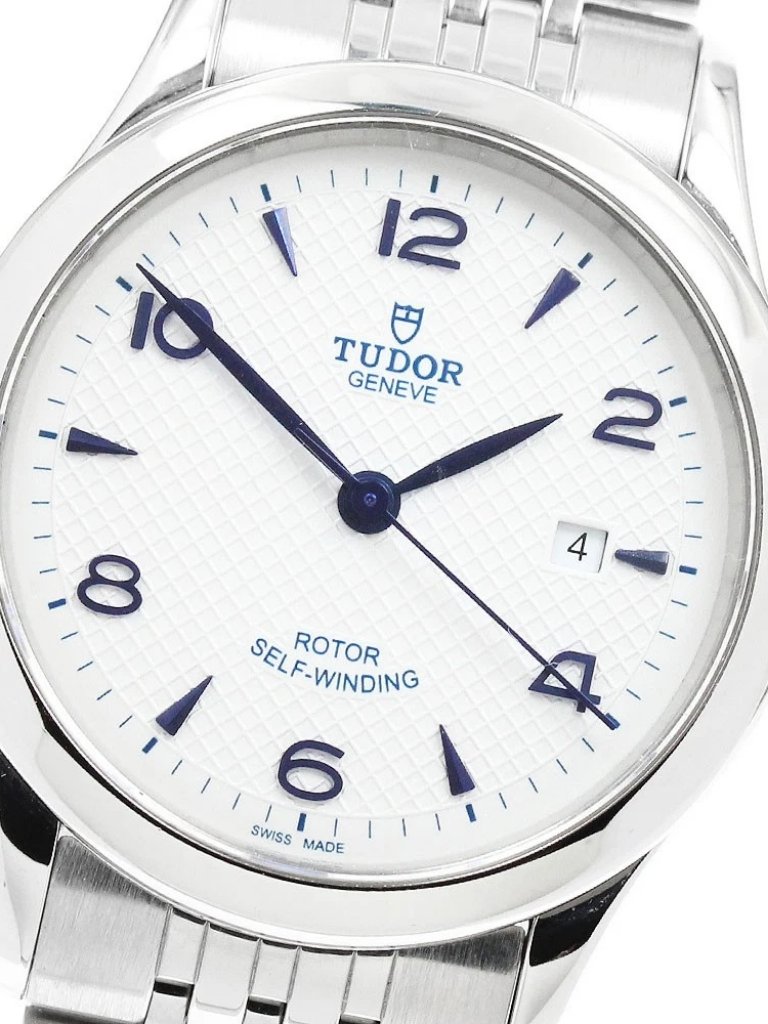 Tudor 1926 91350 Date Silver Dial Automatic Ladies Watch950622